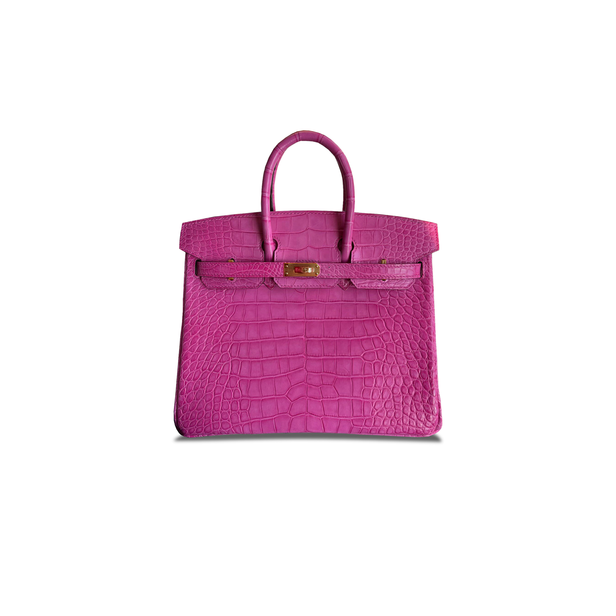 H**mes master birkin 35 crocodile leather pink gold buckle h041367ck1v (35*28*18cm)